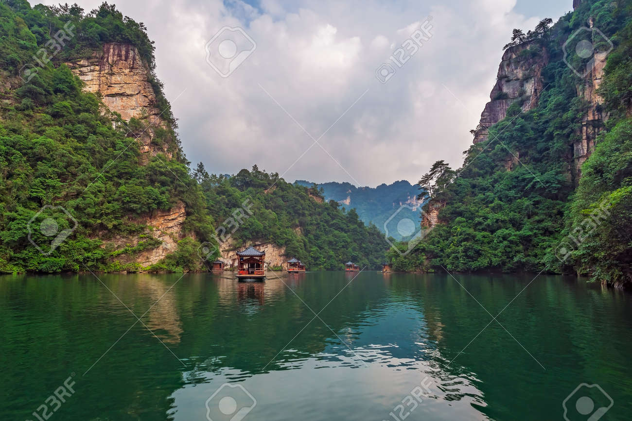 ☆か 中国語 / 湖南省 常徳市 桃源郷国家森林公園