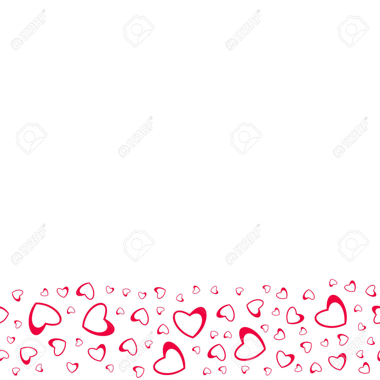 心の抽象的な愛のデザイン グリーティングカード 招待バレンタインデー 結婚式 誕生日 パーティー お祝いのために ベクターイラストのイラスト素材 ベクタ Image