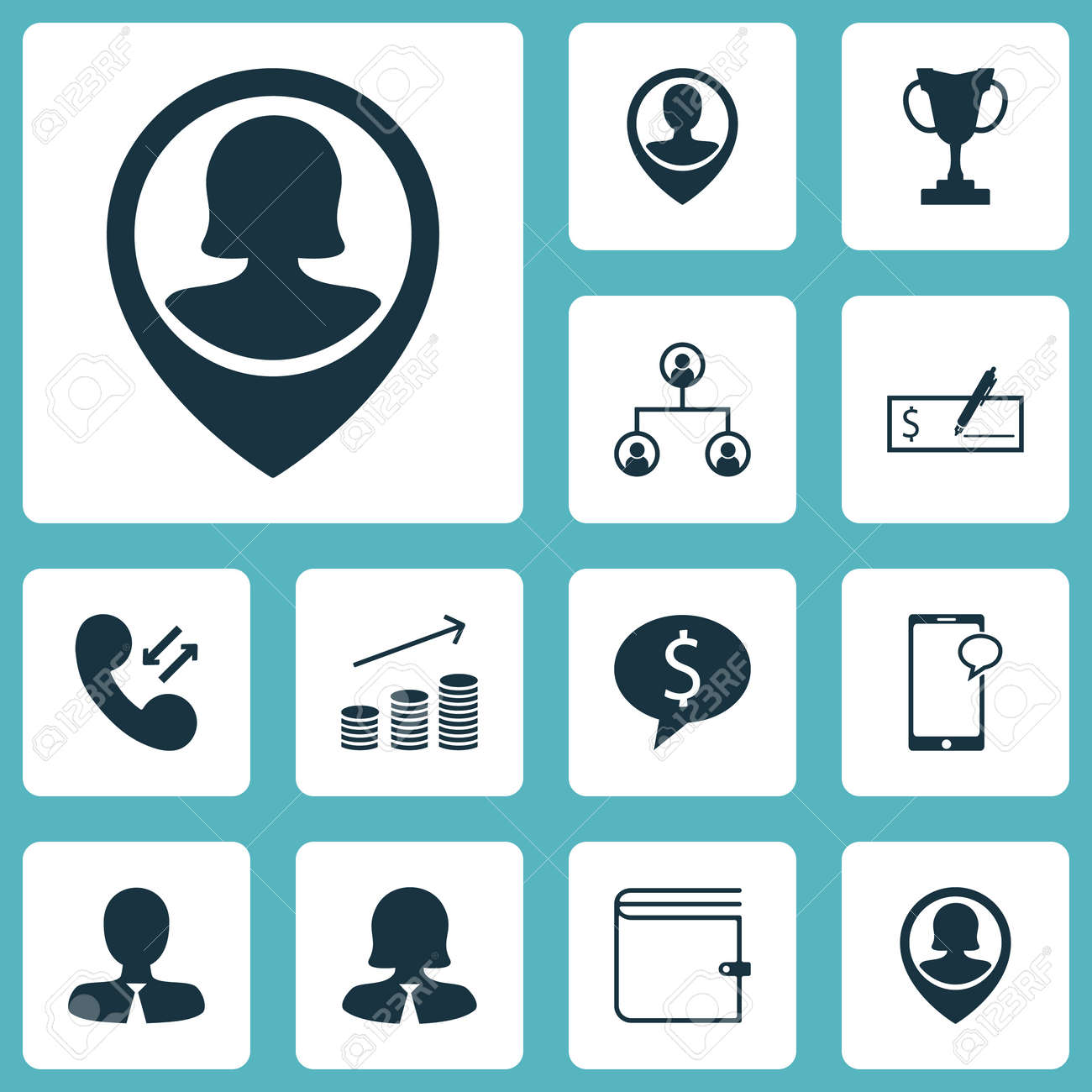 トーナメント 社員の勤務地 財布トピック管理アイコンのセットです 編集可能なベクター イラストです 従業員 賞 構造およびより多くのベクトルのアイコンが含まれています のイラスト素材 ベクタ Image