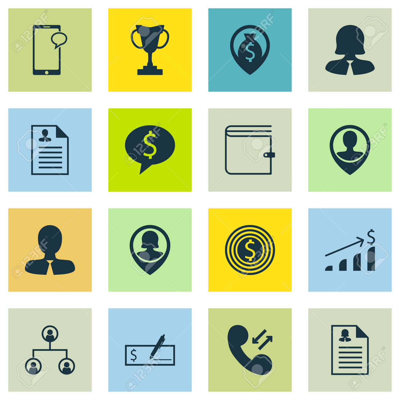 銀行振込とメッセージング トピックお金ナビゲーションで Hr アイコンのセットです 編集可能なベクター イラストです 男性 チェック 現金およびより多くのベクトルのアイコンが含まれています のイラスト素材 ベクタ Image