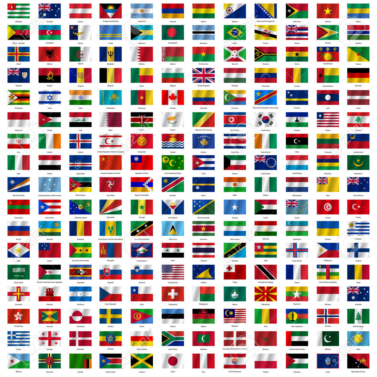 drapeaux du monde - Image