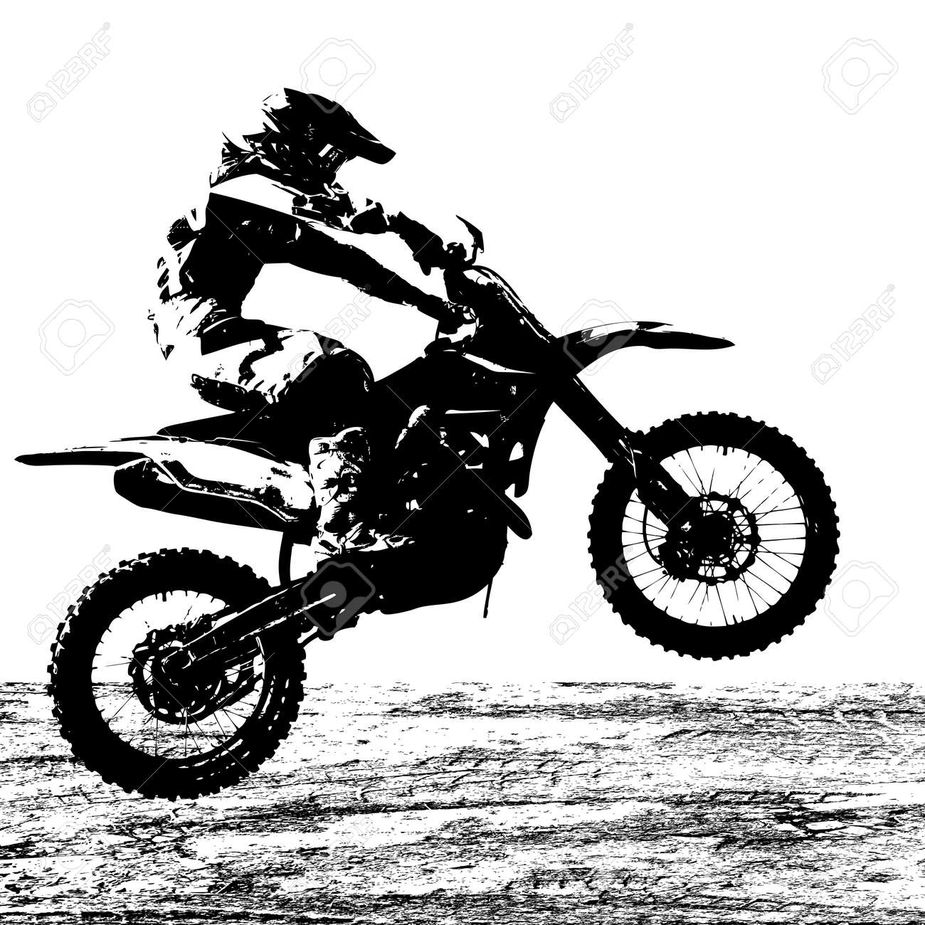 rider participates motocross championship