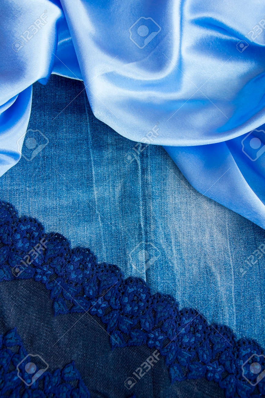 silk denim fabric