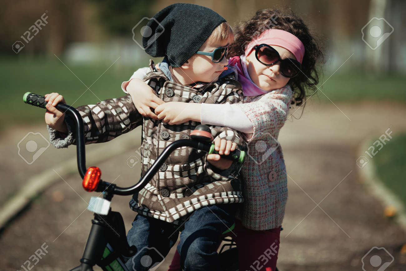 bike boy and girl