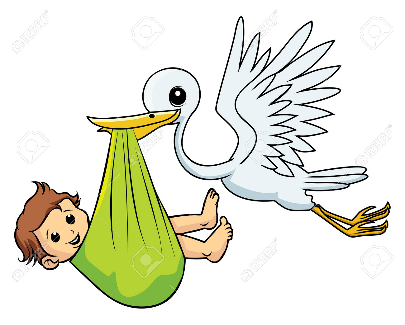 cigogne porte bebe