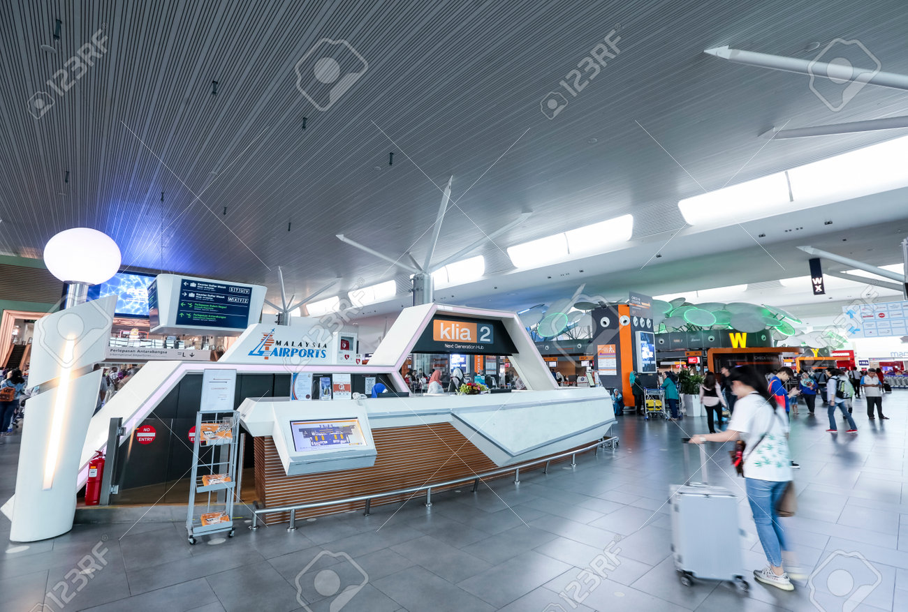 Kuala Lumpur Malaysia March 20 2018 Departure Hall Of Kuala Stock Photo Picture And Royalty Free Image Image 129868791