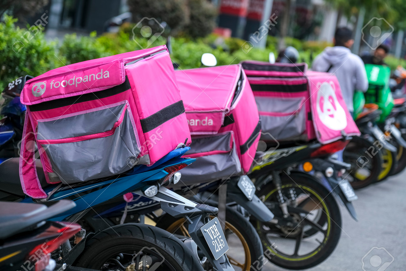 Kuala Lumpur Malaysia March 22 2020 Food Delivery Service Stock Photo Picture And Royalty Free Image Image 142979843