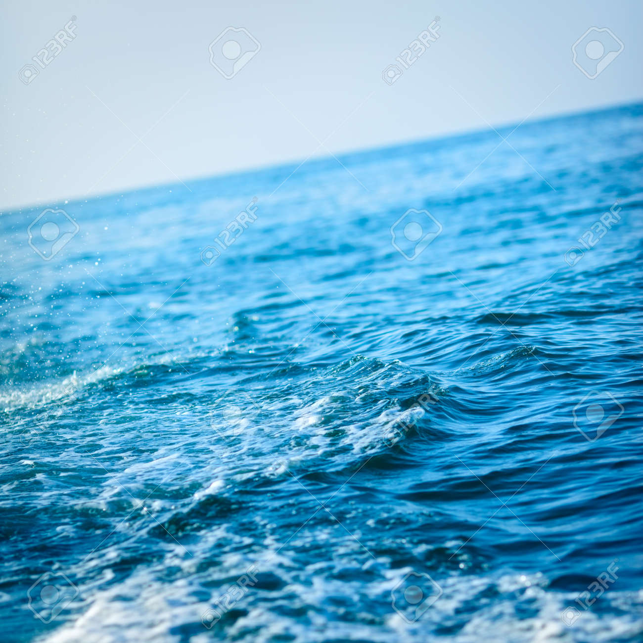 blue ocean wave background andaman sea thailand stock photo