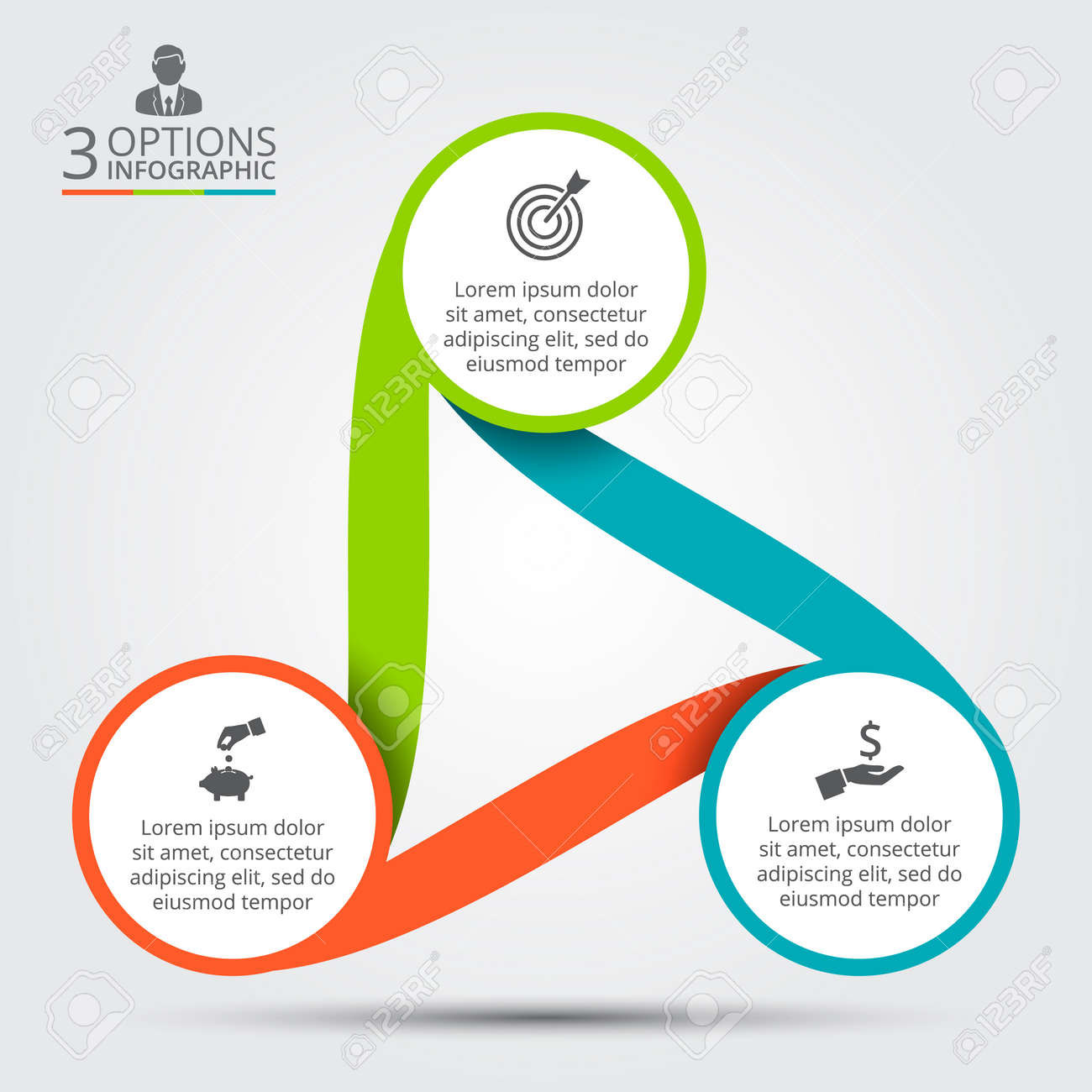 vector circle infographic template for cycle diagram graph cycle diagram template