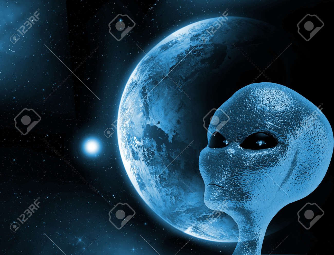 Alien planet images