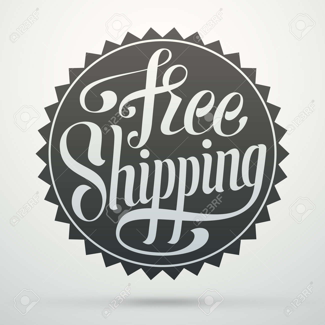 hand lettering badge free