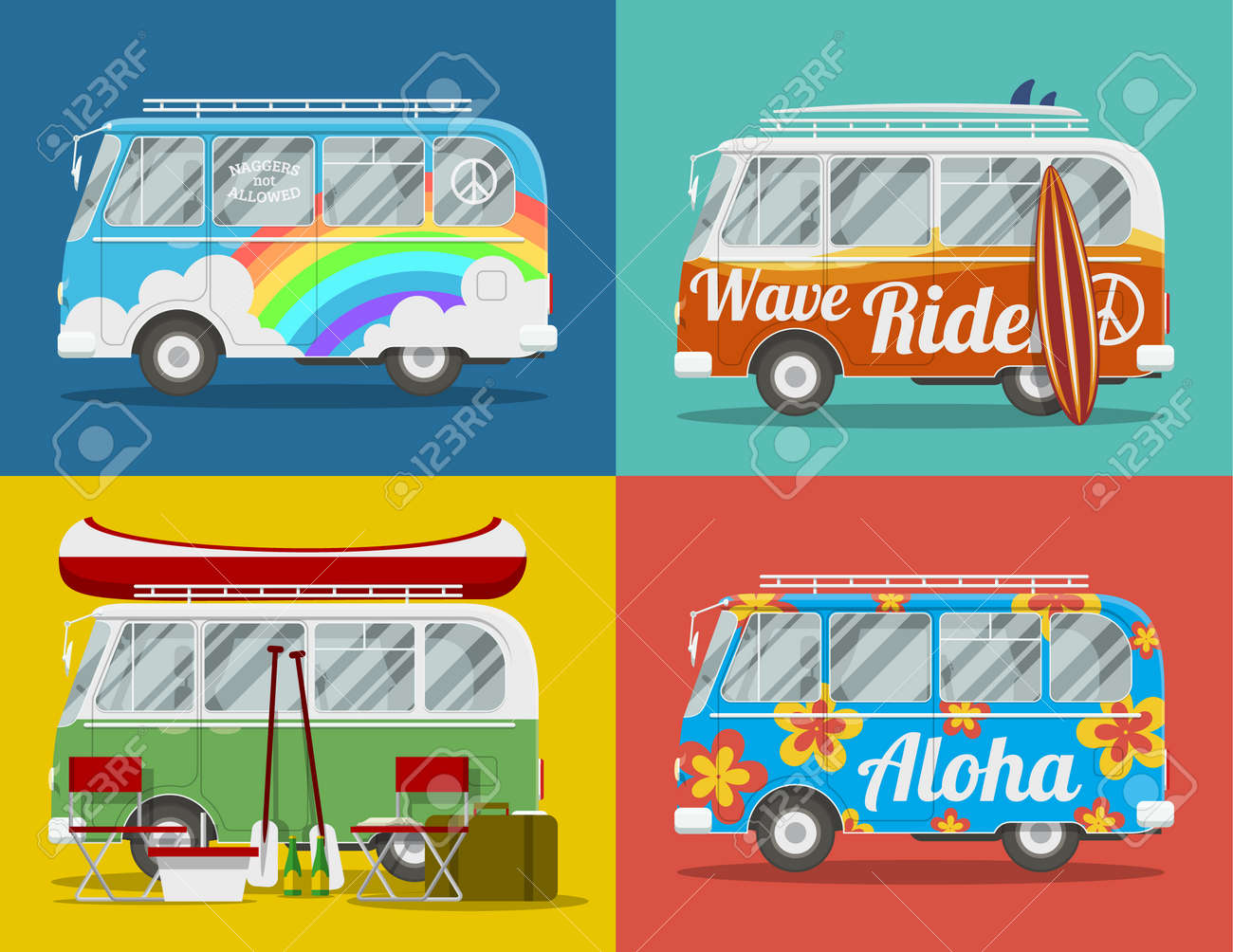 old hippie vans