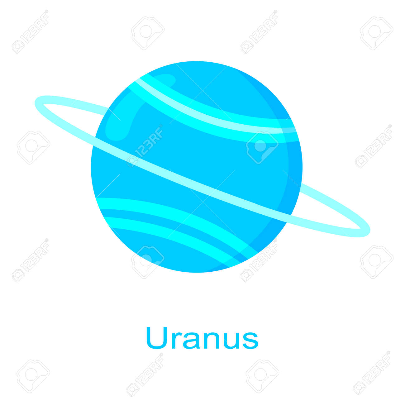 Uranus Planet Icon With Name Isolated On White Background. Solar System  Element. Kids Planetary. Vector Cartoon Illustration. Royalty Free SVG,  Cliparts, Vectors, and Stock Illustration. Image 180013195., image size:1300x1300