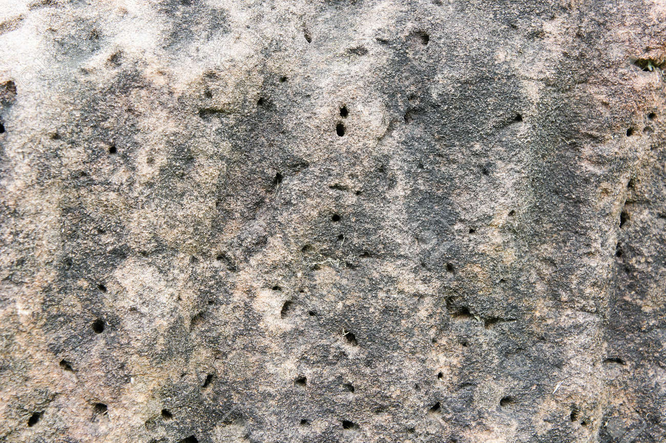 天然石の砂岩は大規模な茶色 固体 ラフ地面によって特徴付けられる砂岩背景をテクスチャします の写真素材 画像素材 Image