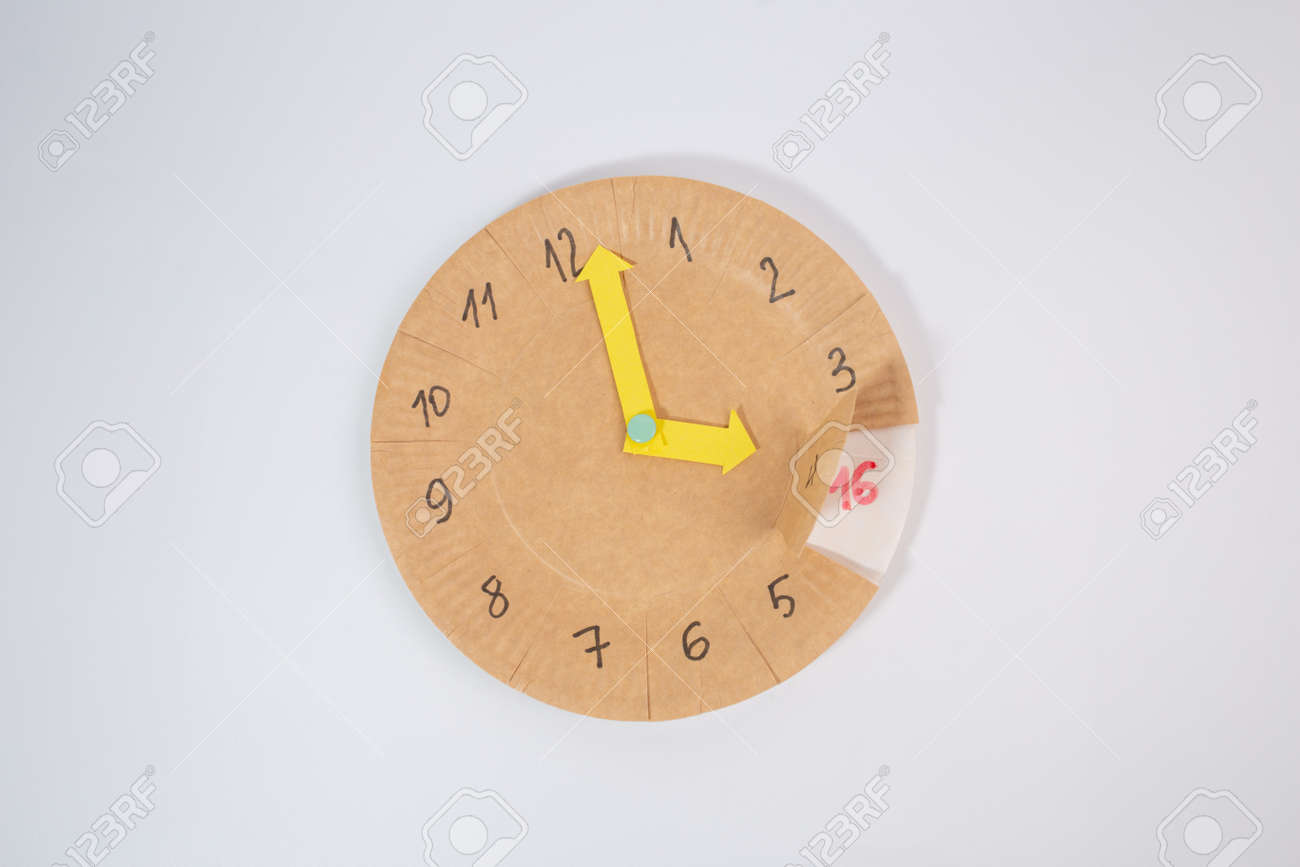 Clock CÃ³mo Se Hace El Reloj De CartÃ³n Reloj Didactico Como Hacer