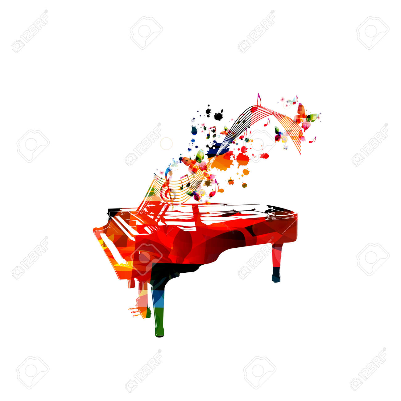 piano music staff