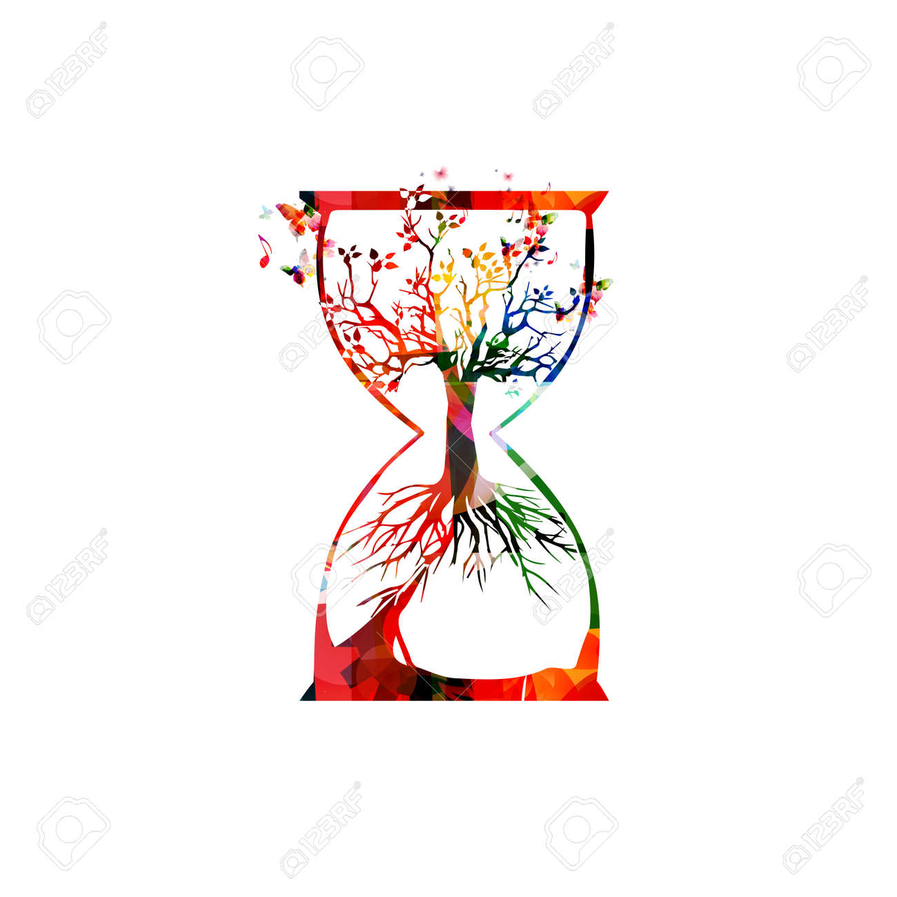 Colorful tree inside hourglass vector illustration. Design for ecology awareness, eco sustainability, plants preservation, nature protection, saving biodiversity, environmentally friendly concept - 67214066 Colorful tree inside hourglass vector illustration. Design for ecology awareness, eco sustainability, plants preservation, nature protection, saving biodiversity, environmentally friendly concept - 67214066