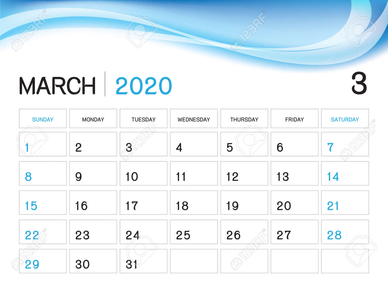 march 2020 year template calendar 2020 vector desk calendar march 2020 blank printable calendar