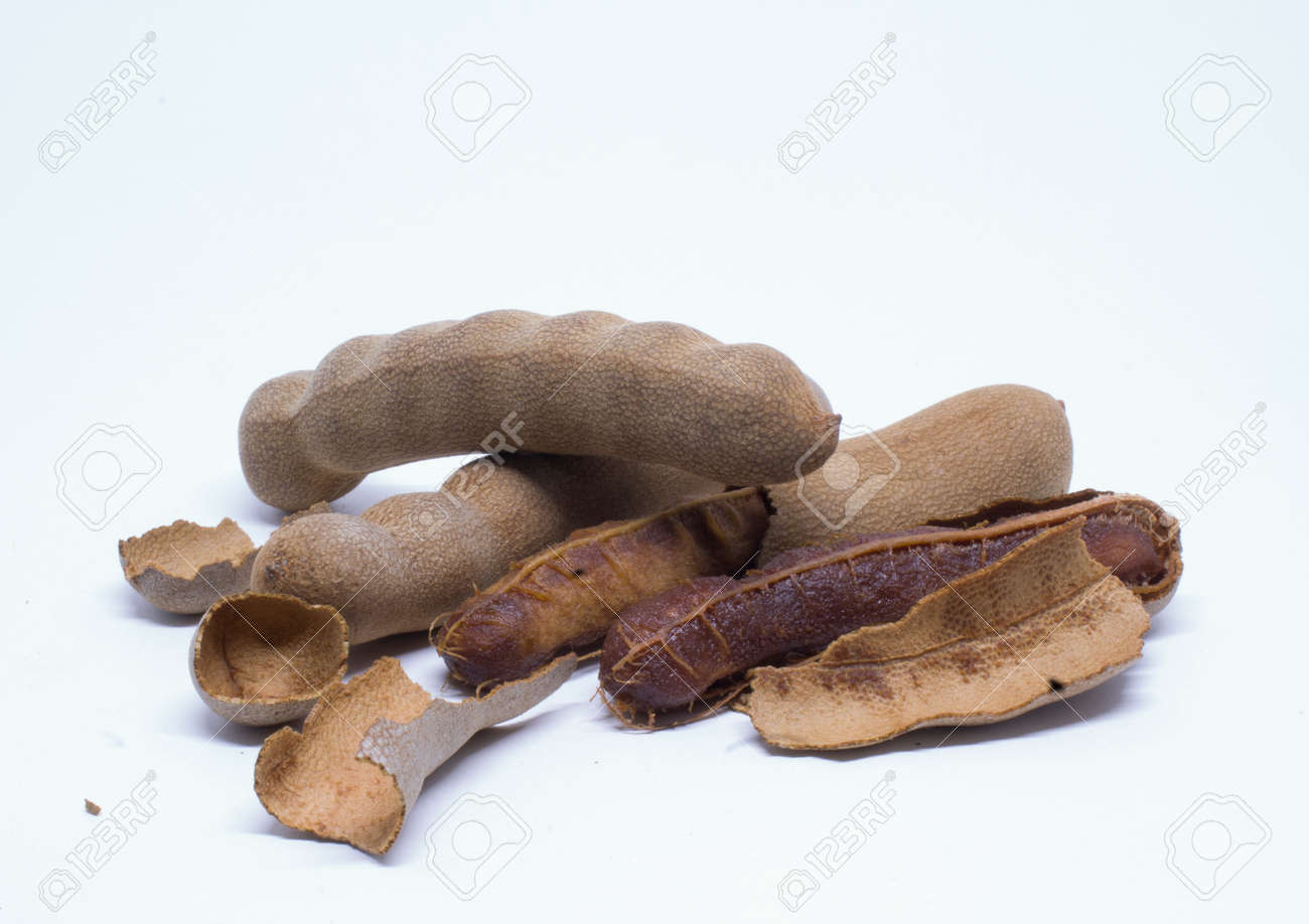 Detailed Tamarind Fruits From Outside And Inside Stock Photo Picture And Royalty Free Image Image 72311863