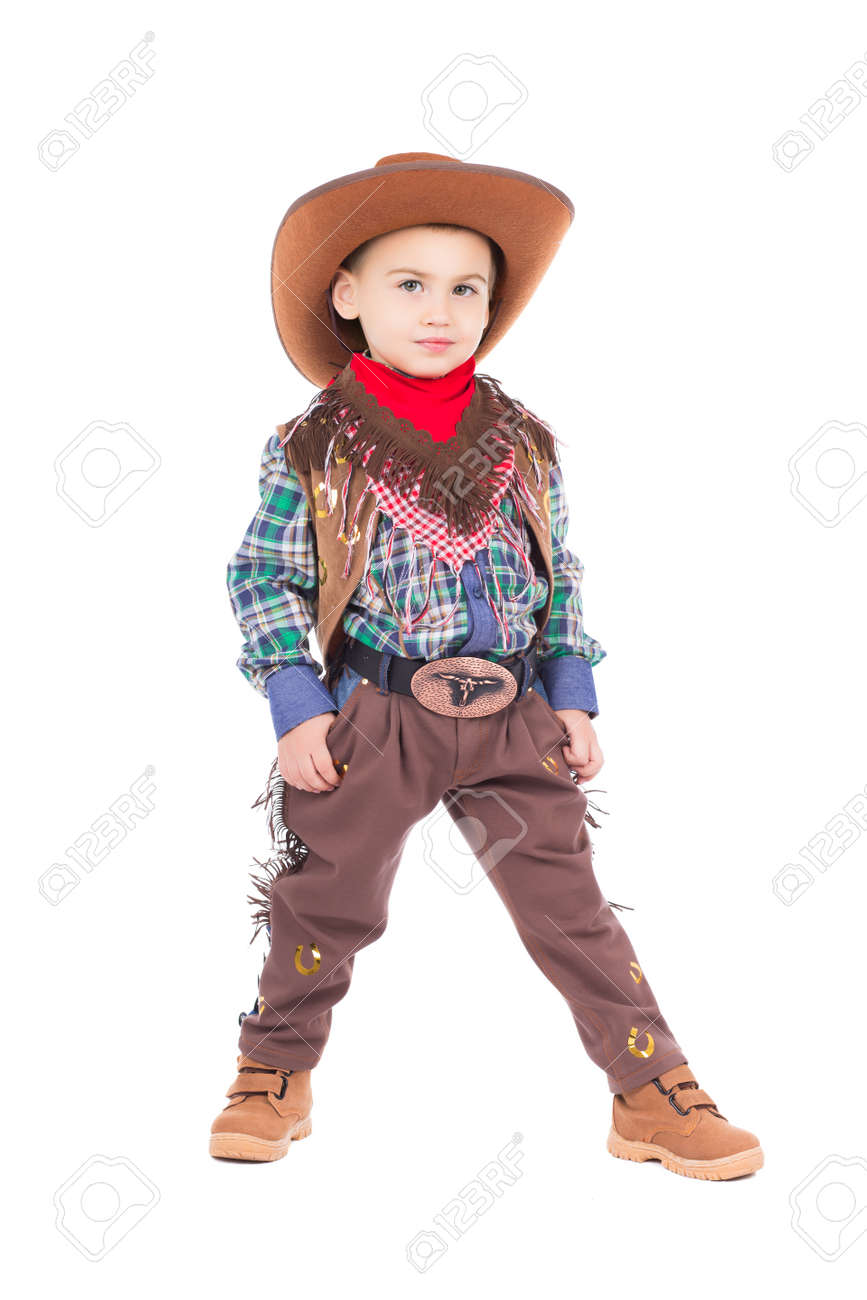 Niño Pequeño Divertido El Uso De Traje De Aislados En Blanco Fotos, Imágenes Y Fotografía De Archivo Libres De Derecho. Image 27788036.