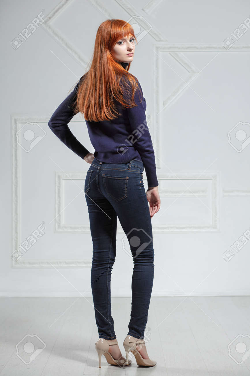 redhead jeans