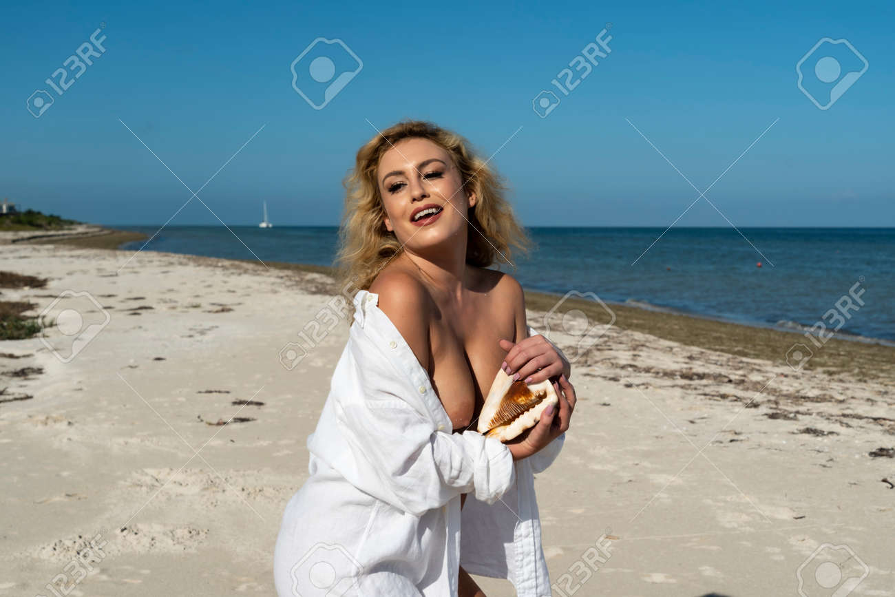 Naked Beach Blonde