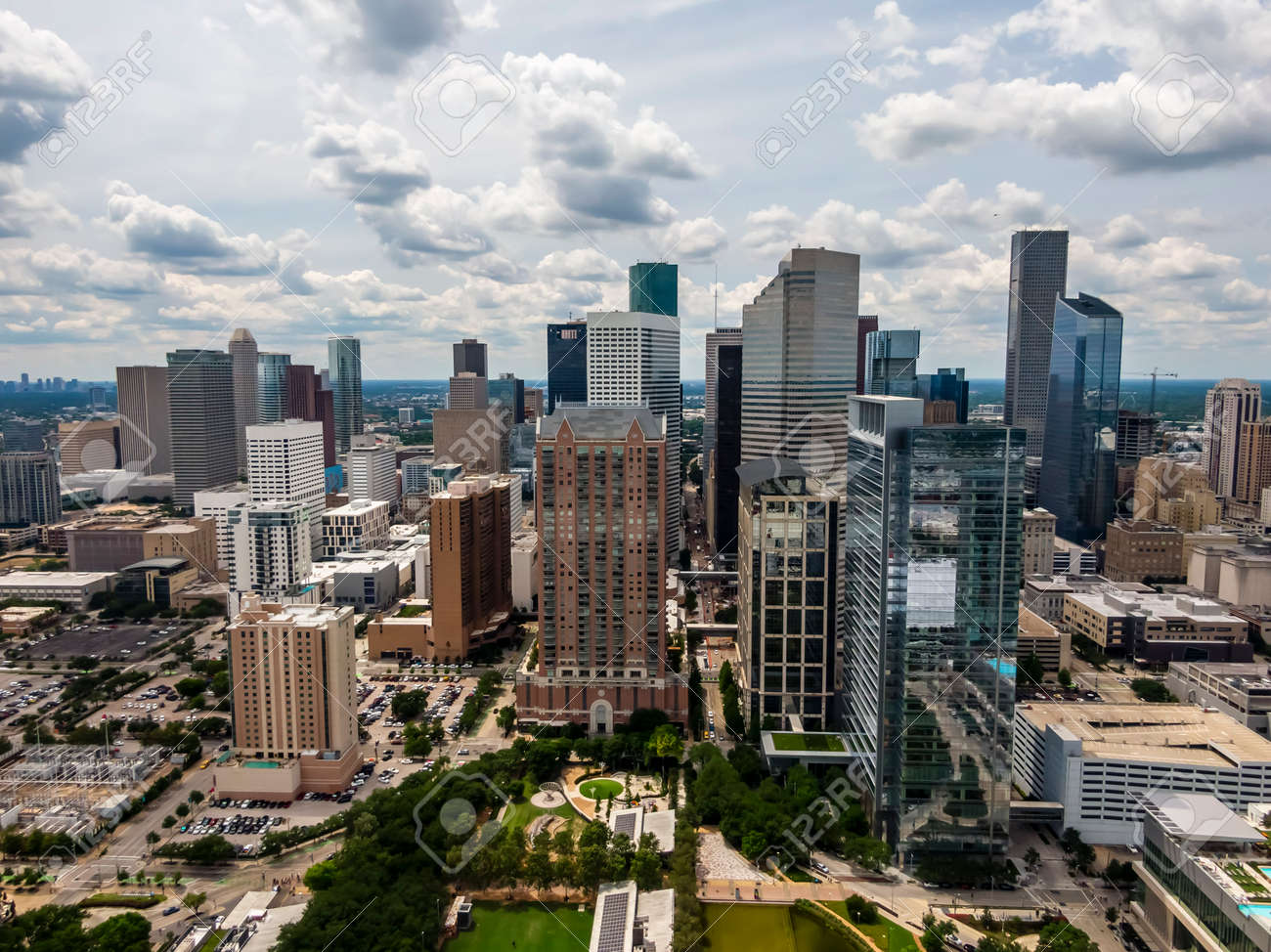 ヒューストンは、米国テキサス州で最も人口の多い都市であり、米国で4番目に人口の多い都市です。の写真素材・画像素材 Image 148828299
