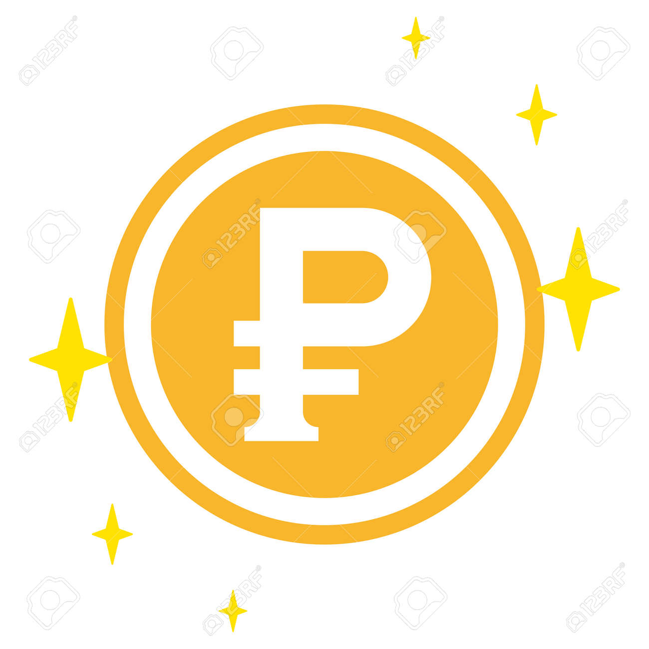 ロシアルーブル通貨記号のイラスト素材・ベクター Image 148411318