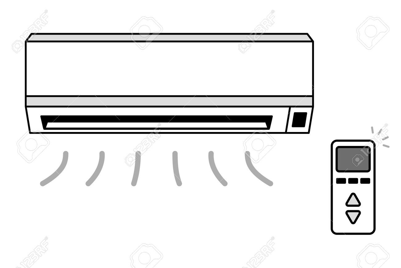 Air Conditioner Isolated Vector Illustration. Royalty Free SVG, Cliparts,  Vectors, and Stock Illustration. Image 165218262., image size:1300x867