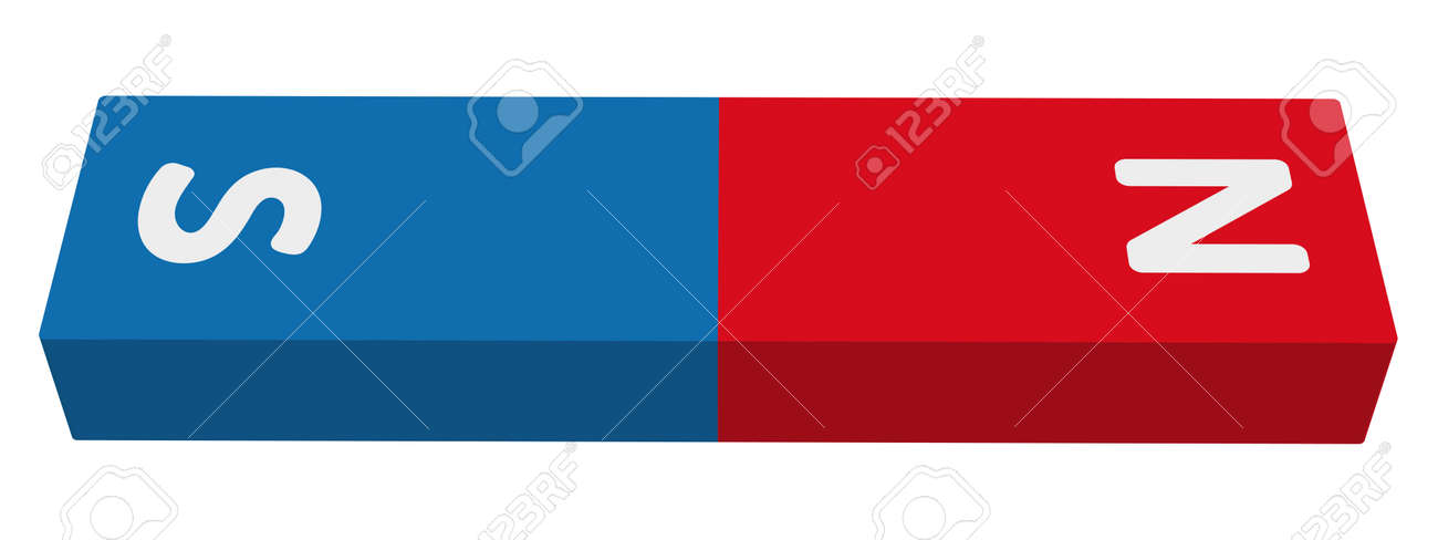 Bar Magnet Isolated Vector Illustration. Royalty Free SVG, Cliparts,  Vectors, and Stock Illustration. Image 165472424.