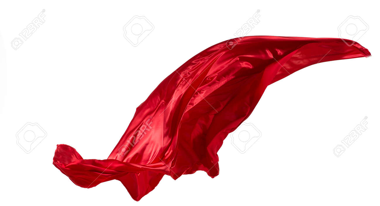 Fabric Weaves The Wind Isolated On White Background Stock Photo Picture And Royalty Free Image Image 23881081