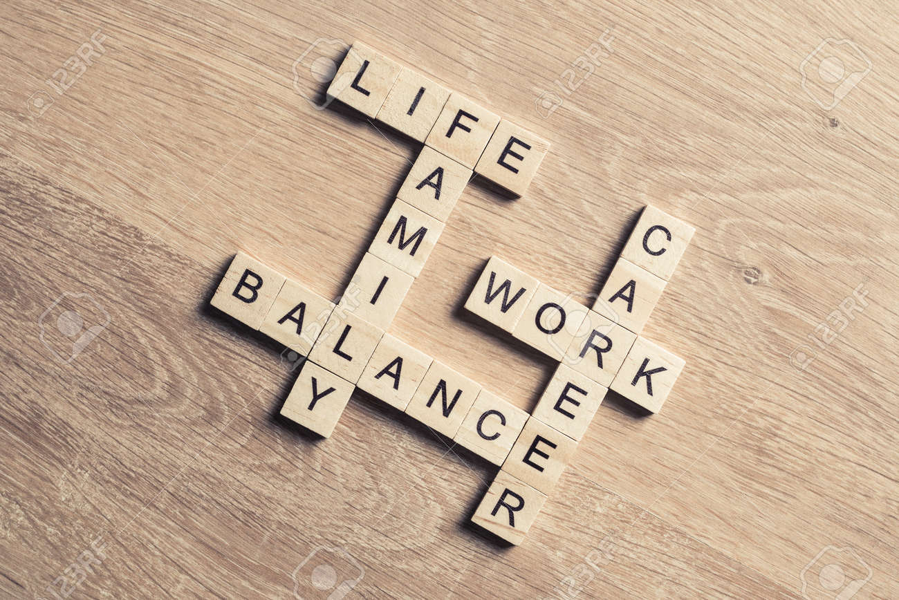 Concept Of Harmony And Balance Between Work And Family Stock Photo Picture And Royalty Free Image Image 83212692