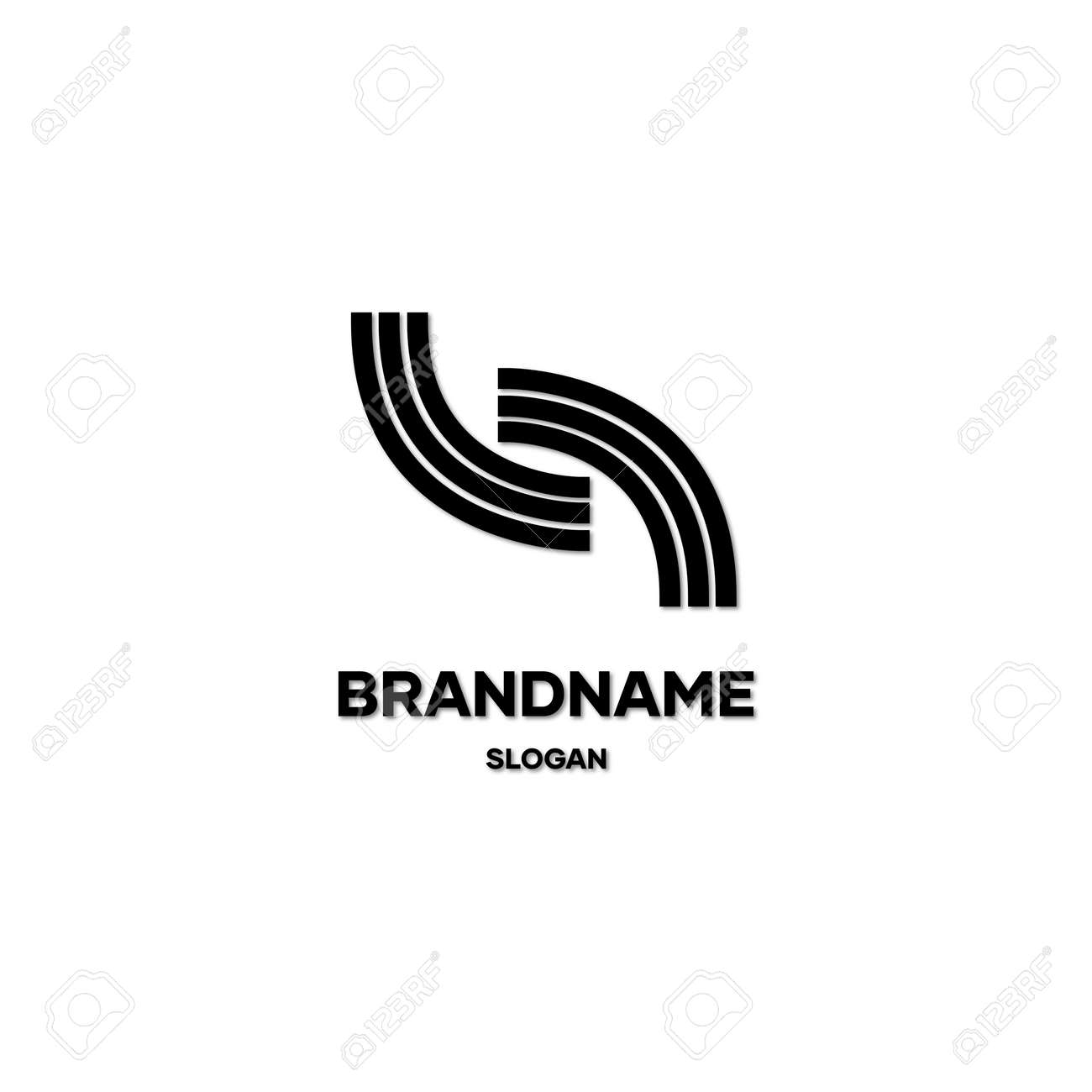 Abstract Line Art Logo Design Inspiration Logo Design Idea Vector Royalty Free Cliparts Vectors And Stock Illustration Image