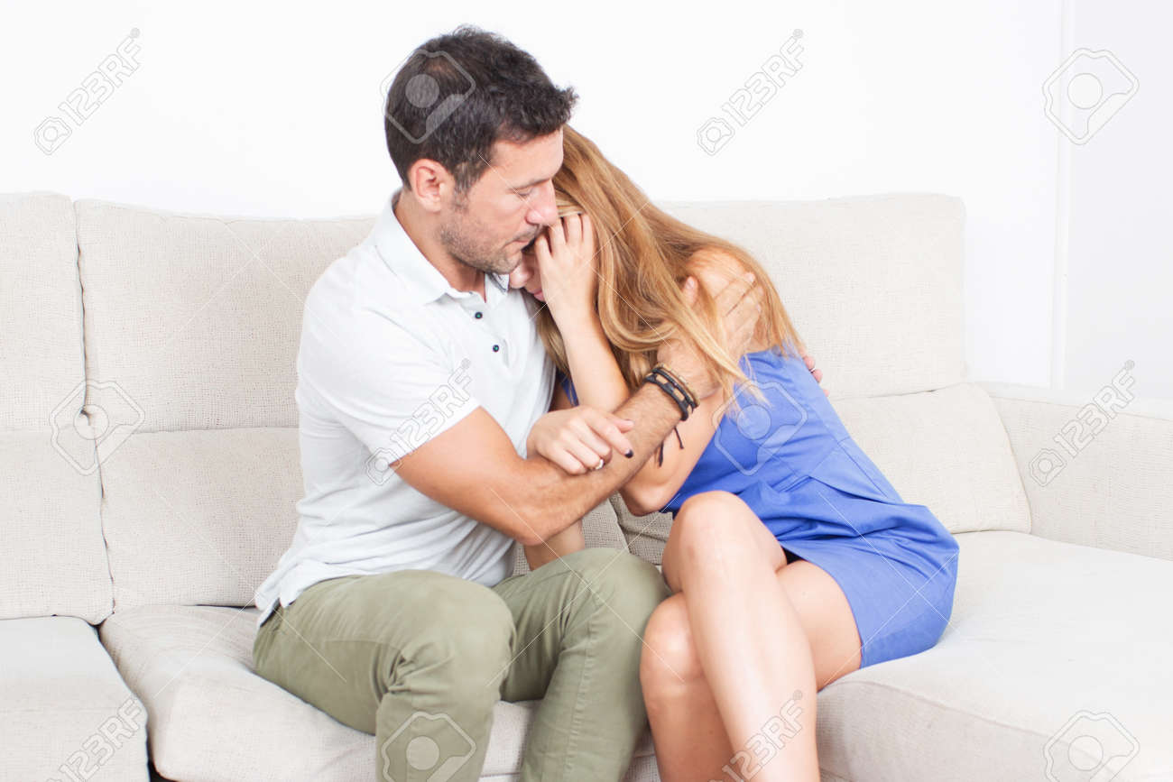 Man Comforting Woman Man Comforting Woman