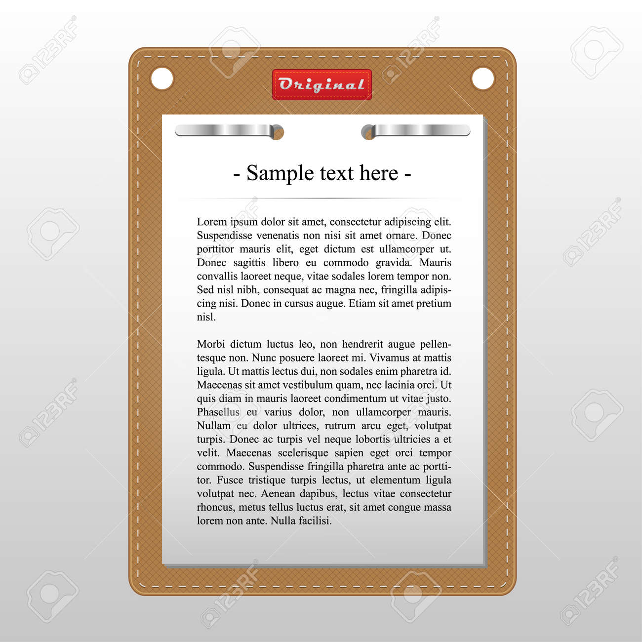 ペーパー ボードのイラスト素材 ベクタ Image