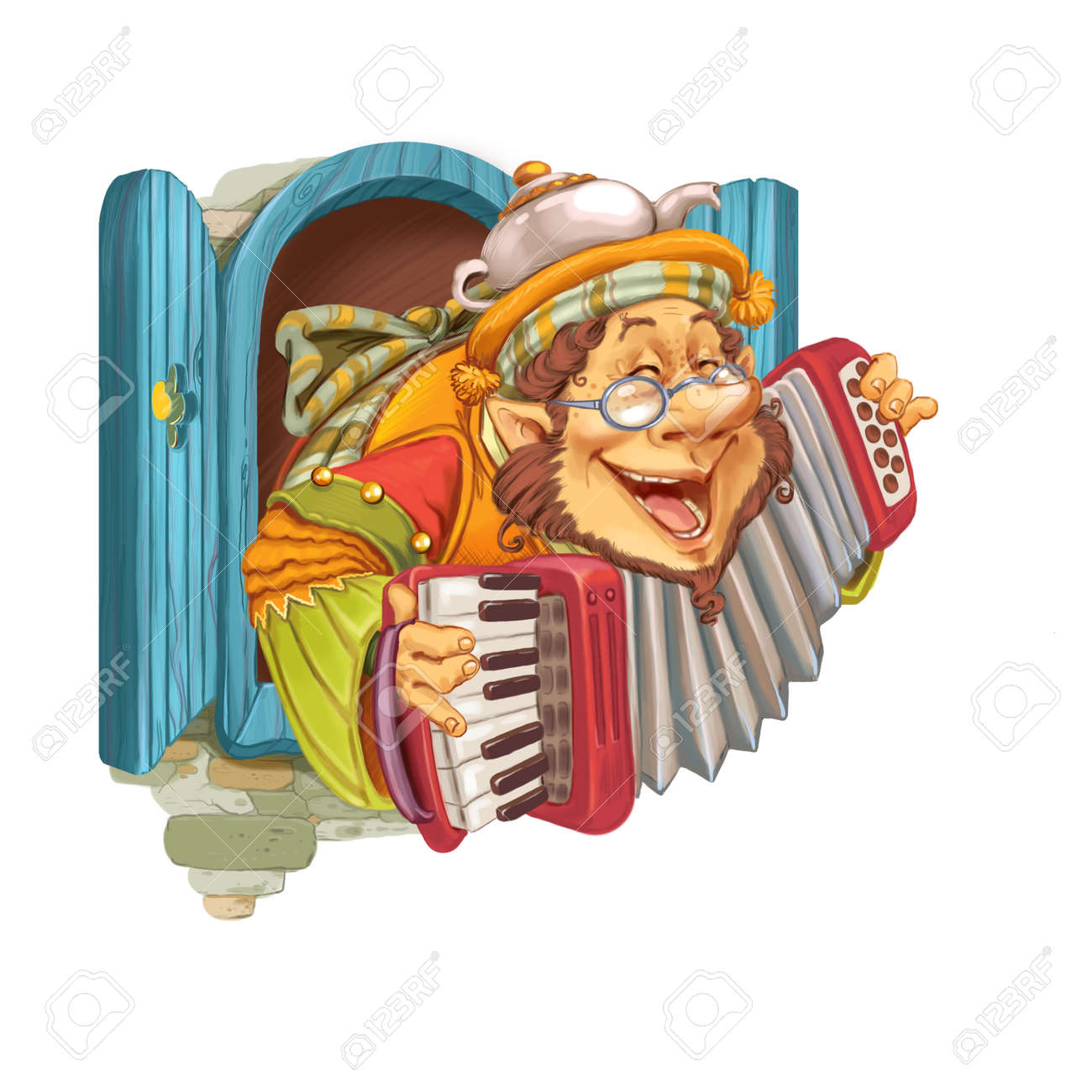 L Elfe Du Conte De Fees Joue De La Musique Sur Un Accordeon Et Invite A Une Visite Carte D Invitation Pour Un Sejour Ou Un Anniversaire Raster Illustration Banque D Images Et Photos Libres L Elfe Du Conte De Fees Joue De La Musique Sur Un Accordeon Et Invite A Une Visite Carte D Invitation Pour Un Sejour Ou Un Anniversaire Raster Illustration Banque D Images Et Photos Libres