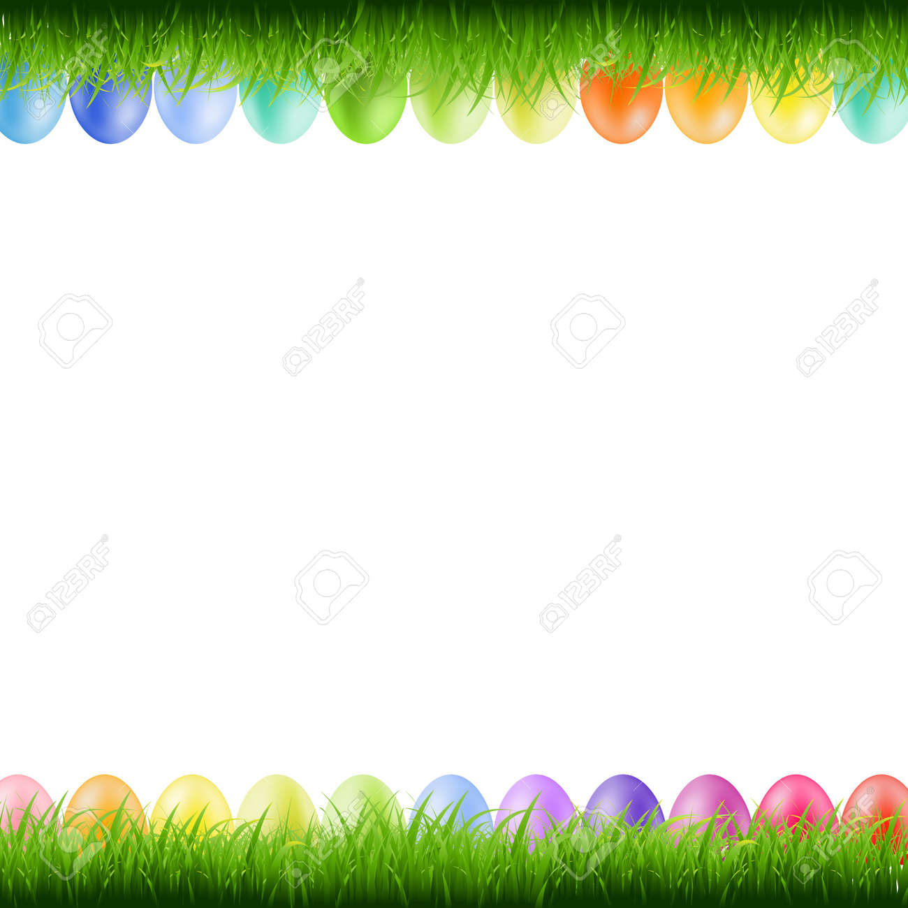 easter egg border