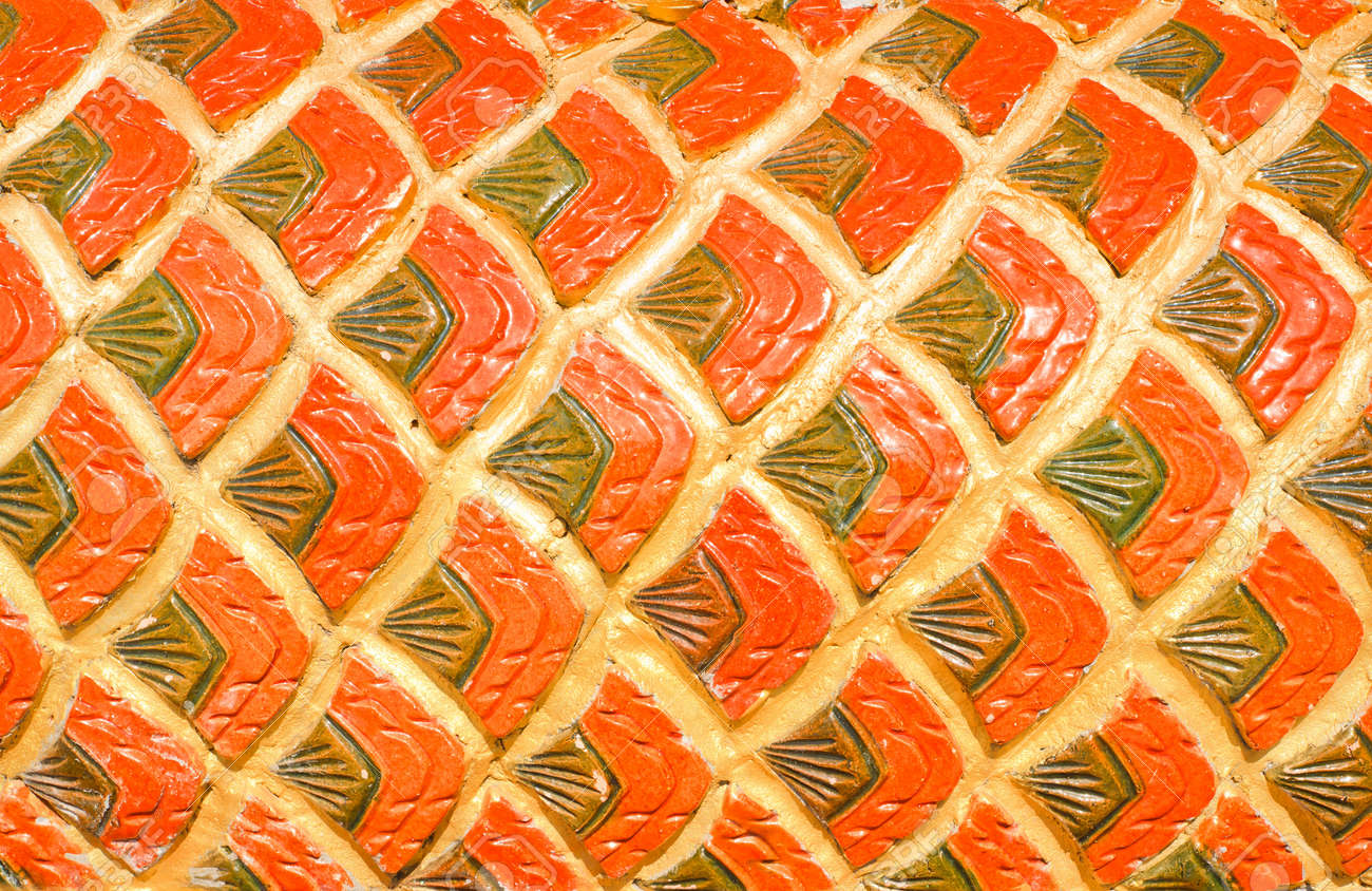 漆喰は、竜のウロコの写真素材・画像素材 Image 19606667