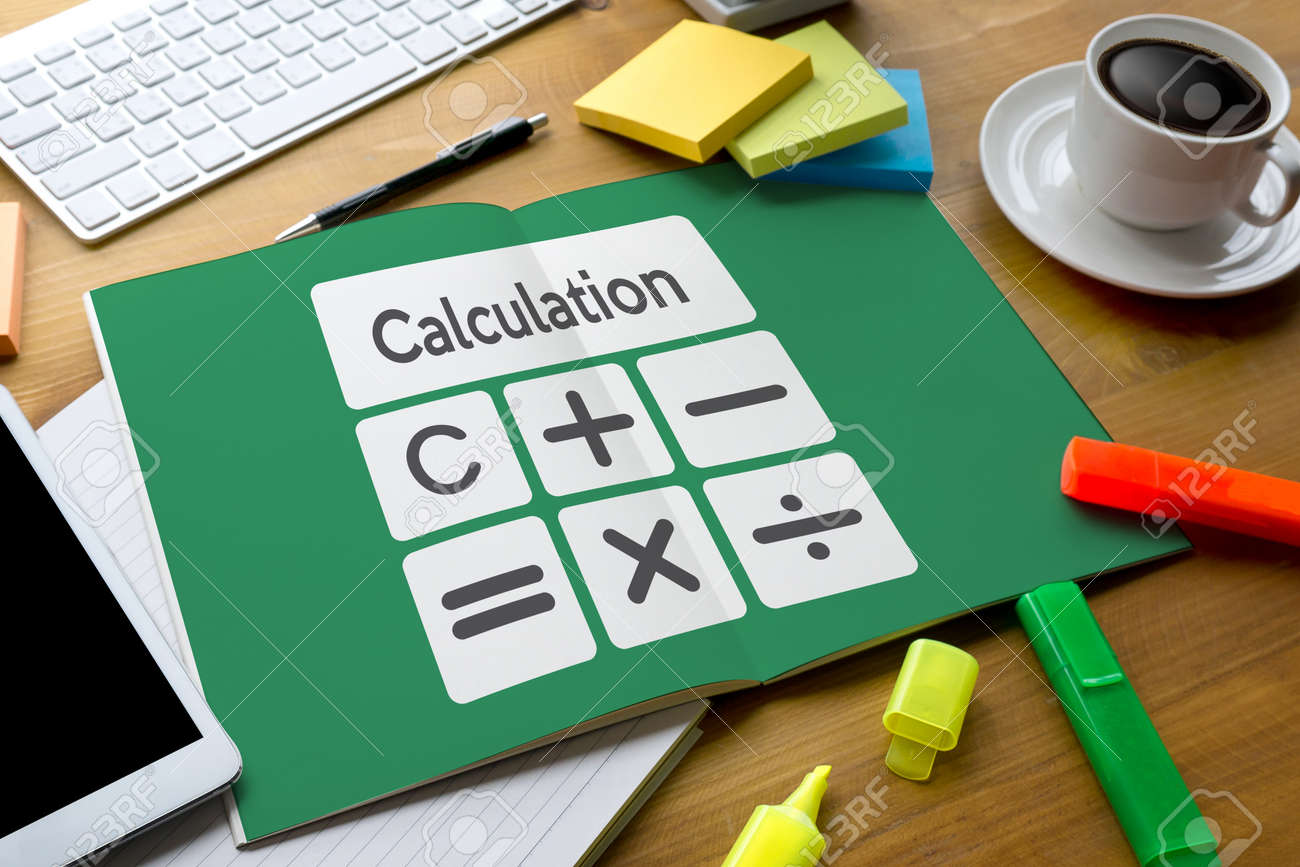 calculation business finance investment accounting banking budget