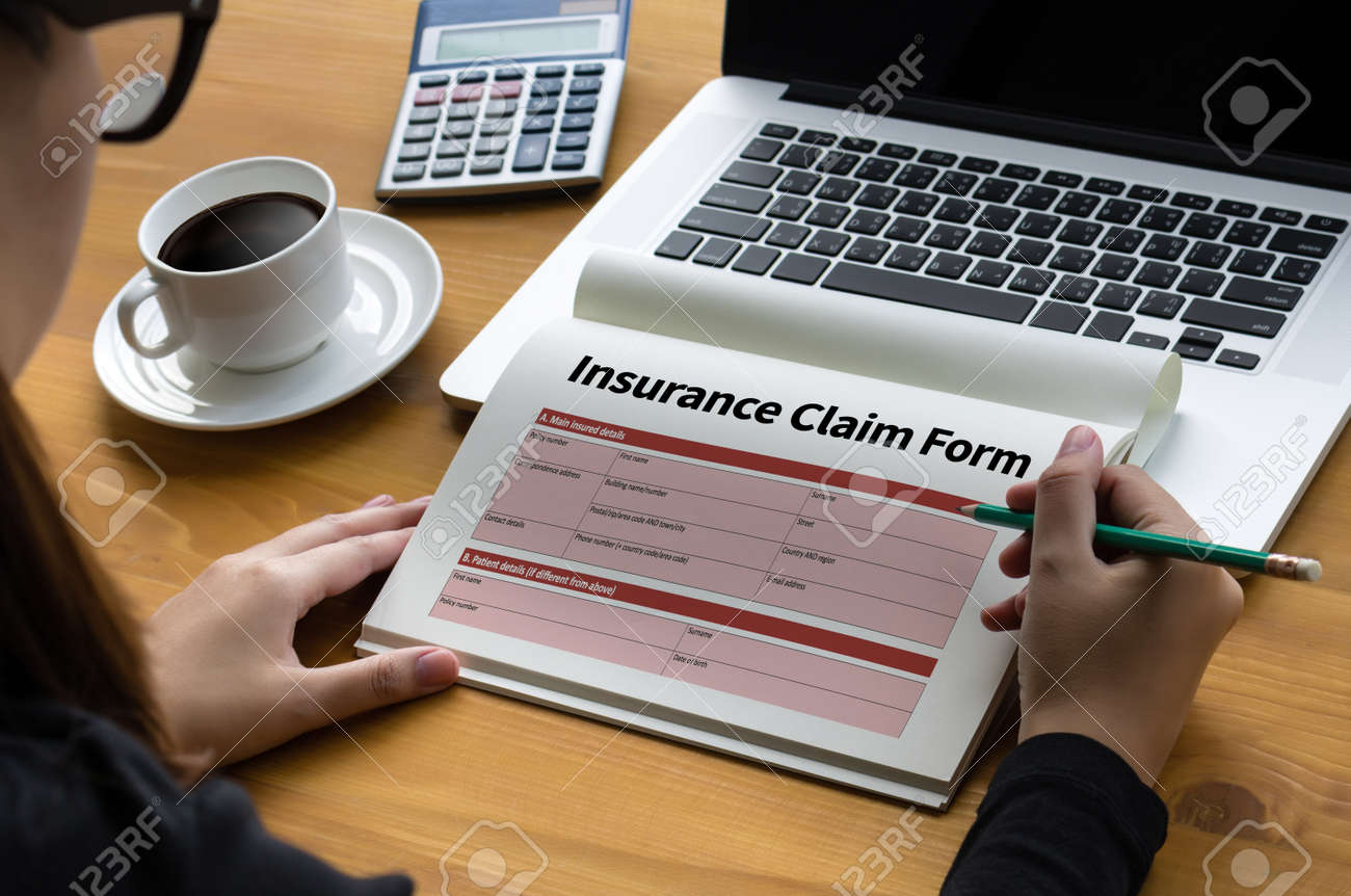 CLAIMS Health insurance form , Business Concept , Insured Claims Emergency Condition - 81018991 CLAIMS Health insurance form , Business Concept , Insured Claims Emergency Condition - 81018991