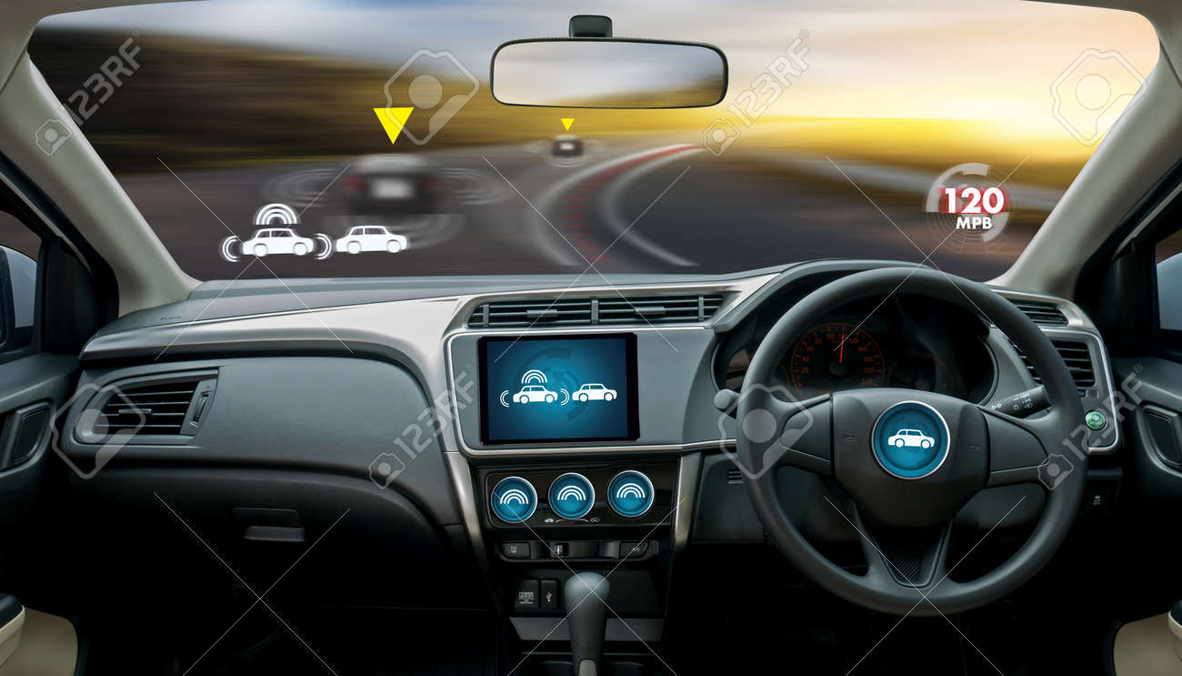 autonomous driving car and digital speedometer technology image visual - 79731929 autonomous driving car and digital speedometer technology image visual - 79731929