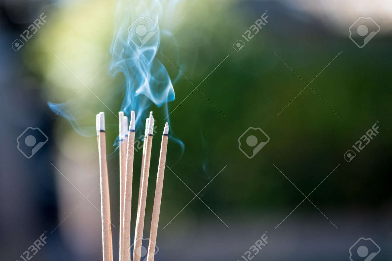 burning Embossed sticks and smoke from incense burning and smoke - 95995999 burning Embossed sticks and smoke from incense burning and smoke - 95995999