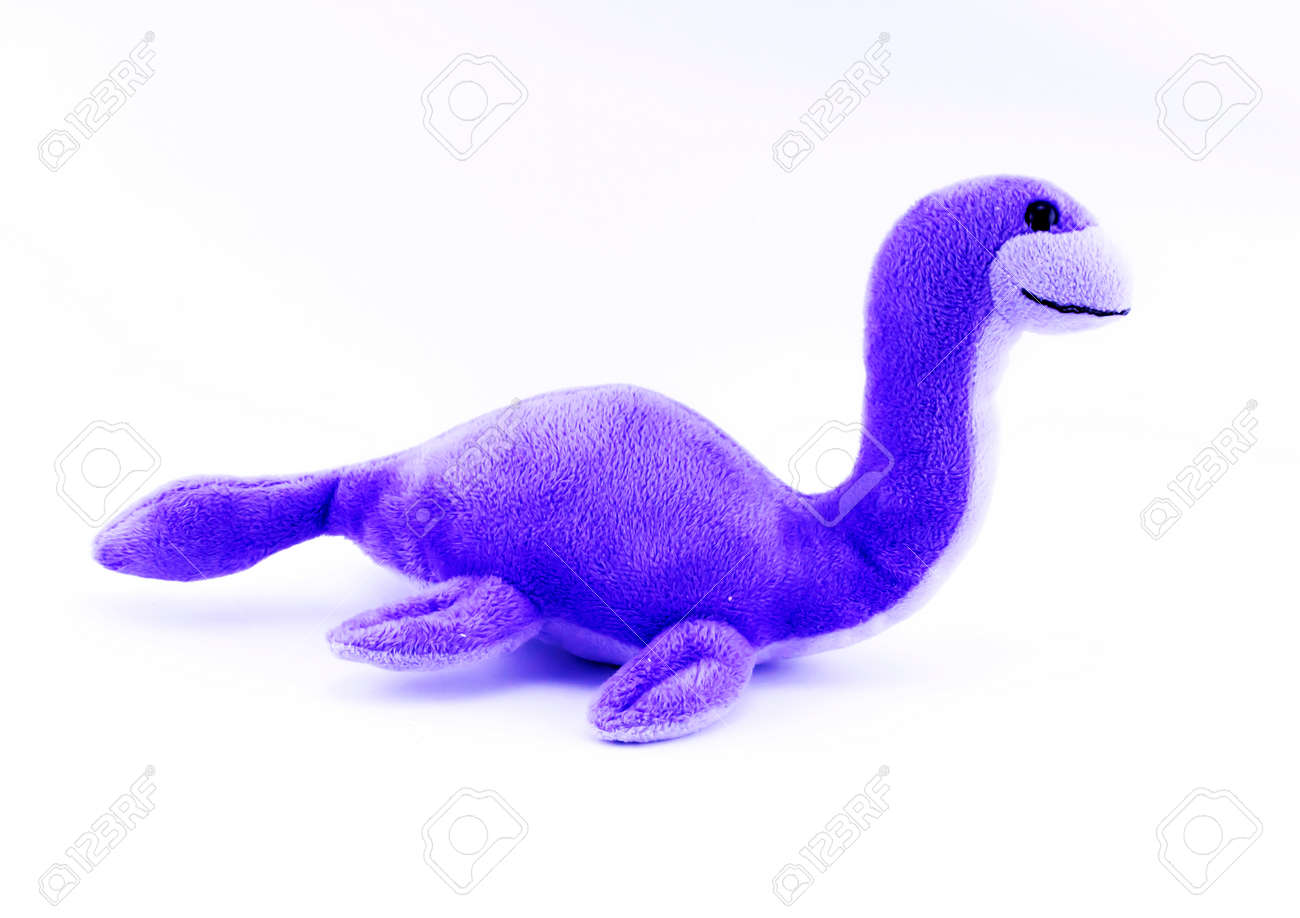 白い背景に恐竜人形 の写真素材 画像素材 Image