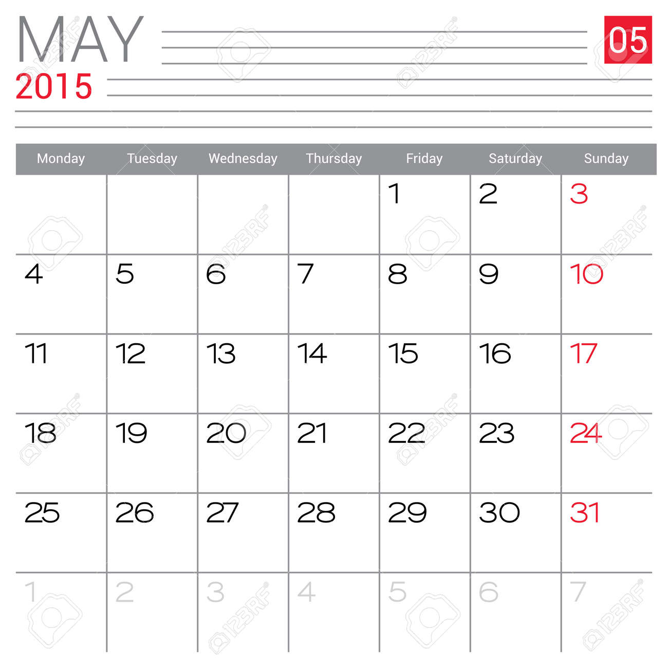 may 2015 calendar design template royalty free cliparts vectors may 2015 calendar templates