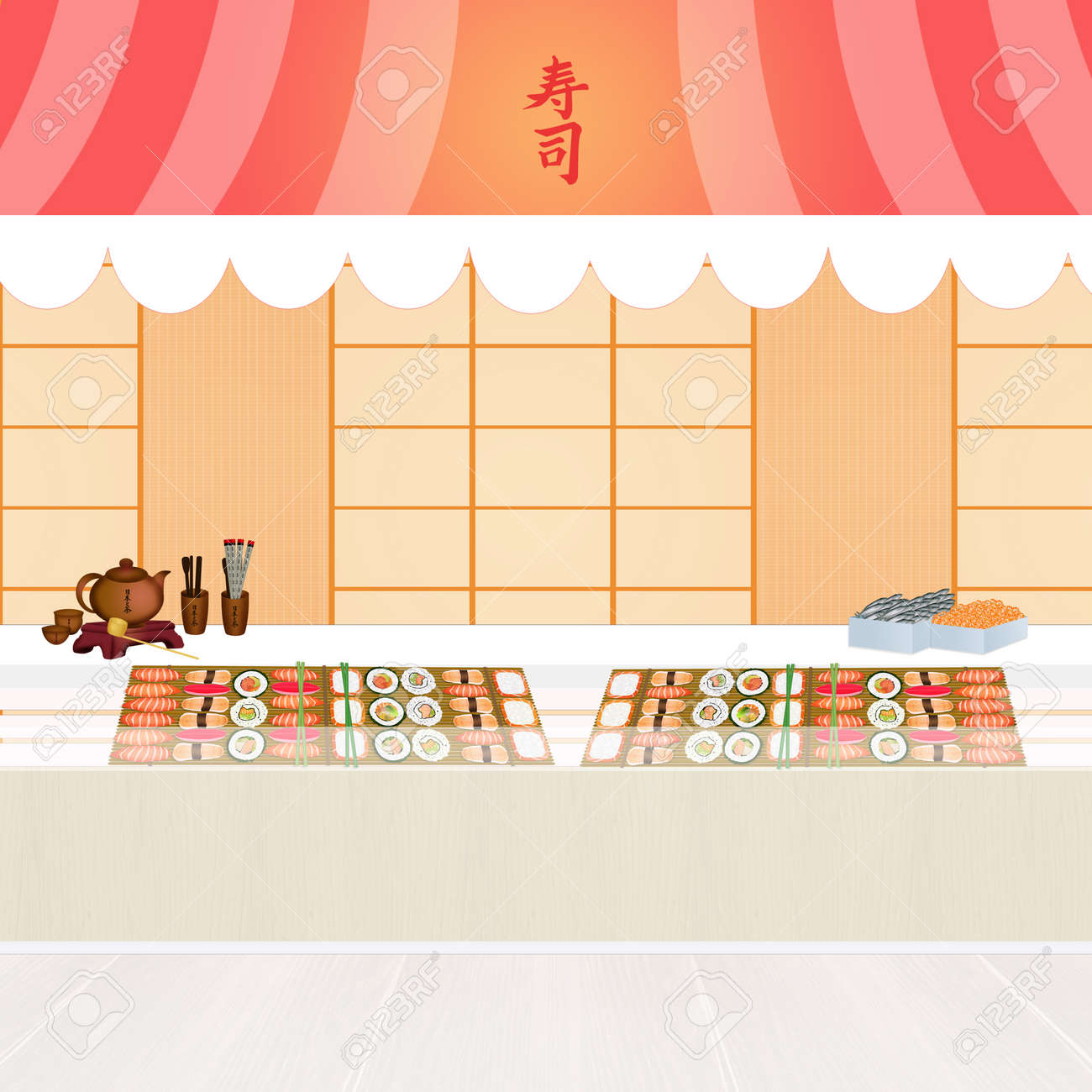 寿司屋さんのイラスト の写真素材 画像素材 Image 寿司屋さんのイラスト の写真素材 画像素材 Image