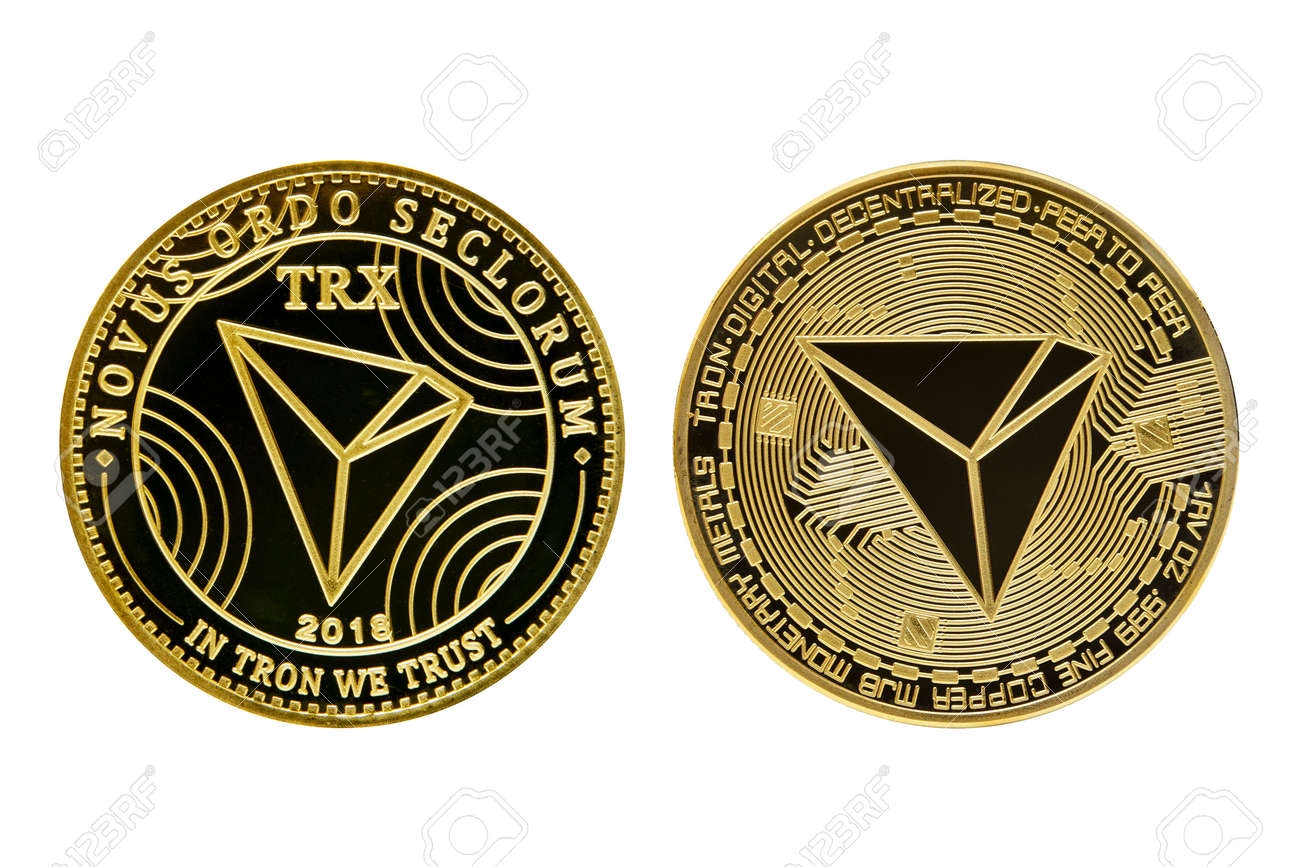 트론 암호화폐 황금코인 미래 화폐 로열티 무료 사진, 그림, 이미지 그리고 스톡포토그래피. Image 179899294