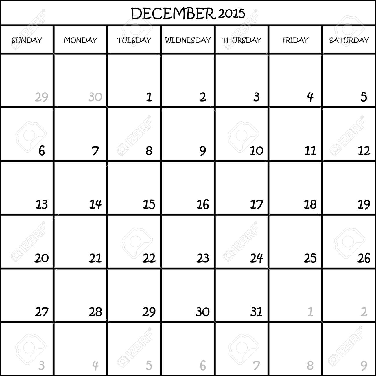 適切な 15年12月カレンダー ガサタメガ