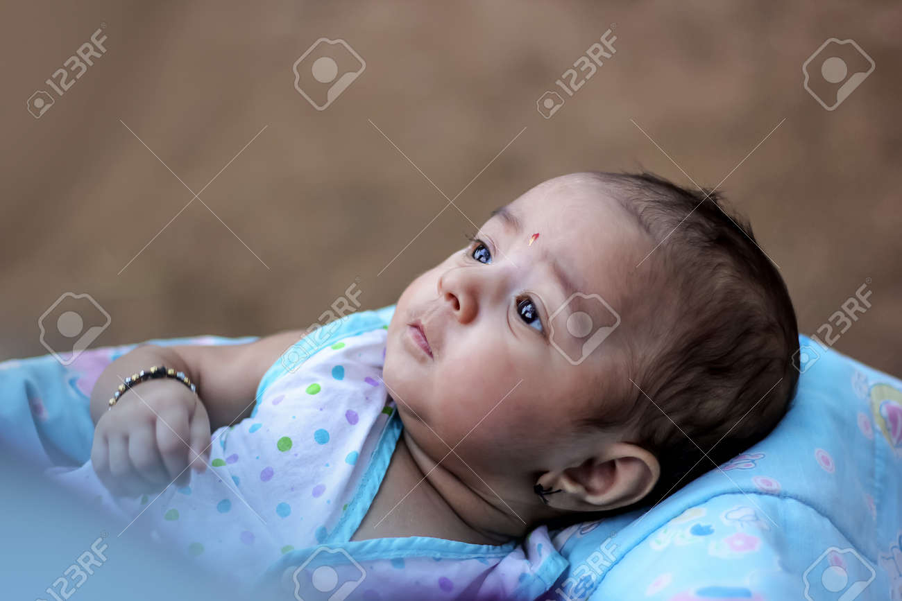New Born Indian / Asian Baby Girl Stock Photo, Picture and Royalty Free  Image. Image 155960036., image size:1300x867
