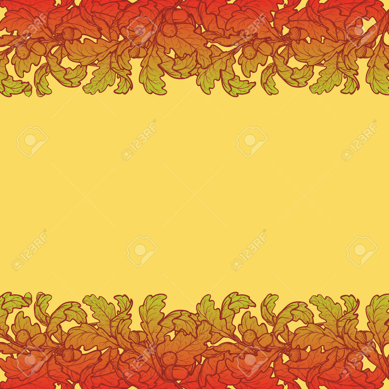 fall festival border greeting card flyer or poster template fall leaves template free for flyer