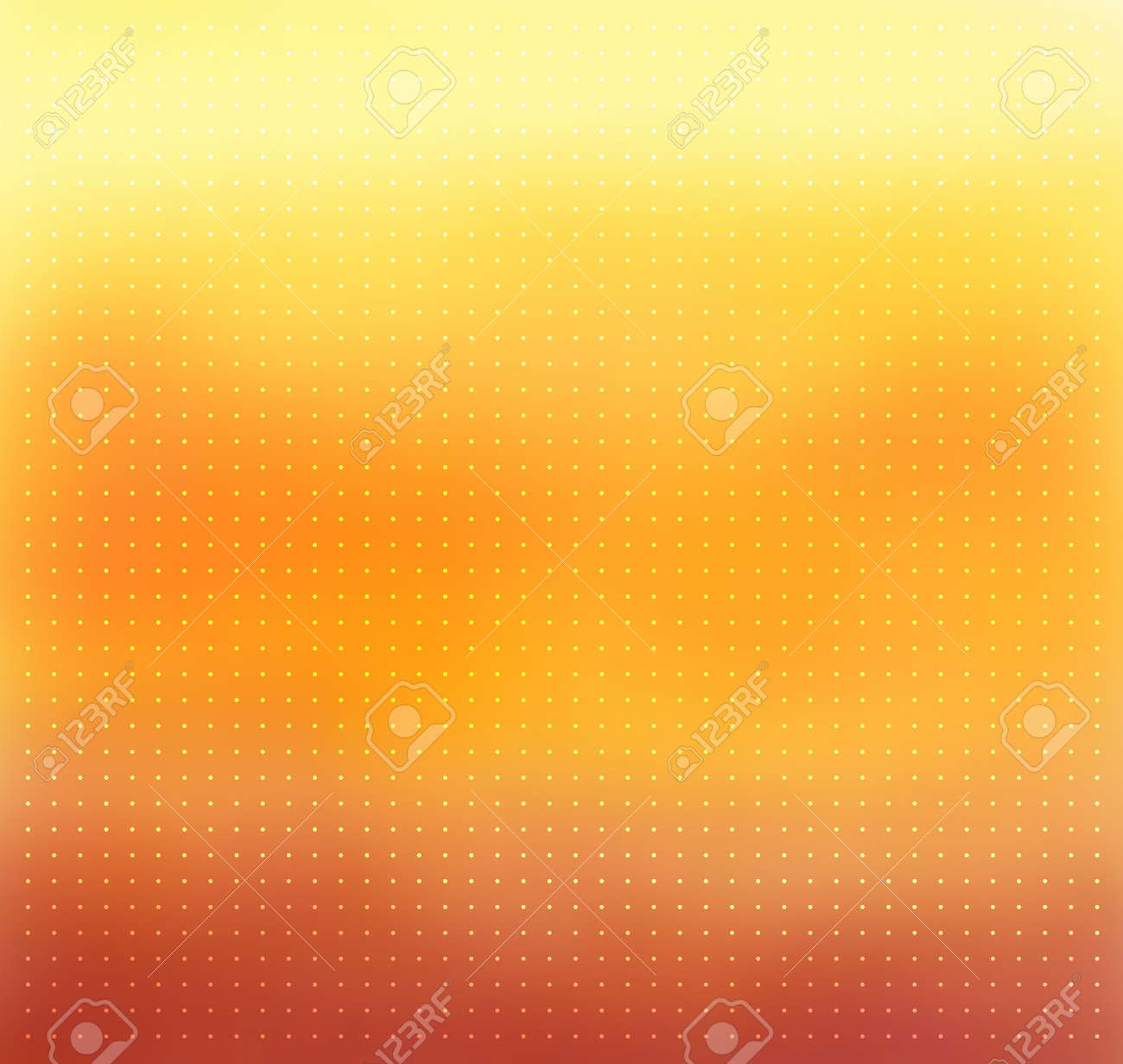 黄色 オレンジと茶色の色には 抽象的な背景がぼやけています 透明な白のドット テクスチャ オーバーレイと滑らかなグラデーション背景のイラスト素材 ベクタ Image